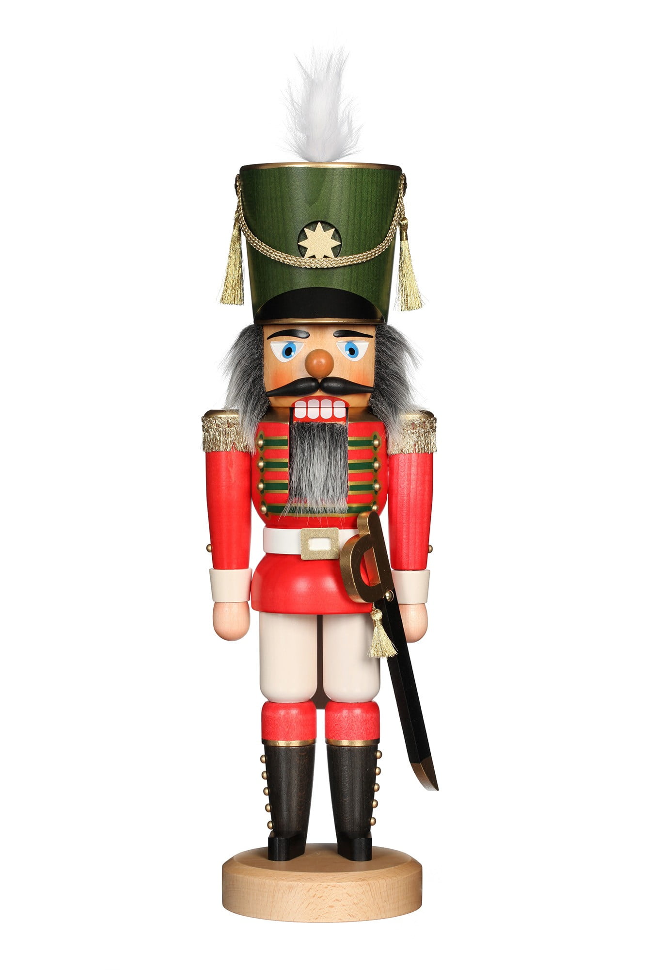 Sigro Nutcracker Metallic Soldiers Figure 35 cm Wood Multicolour Assorted Figure One Size 